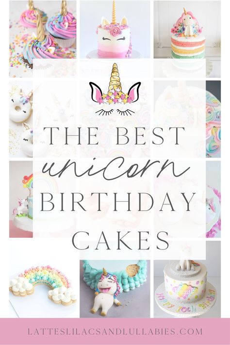 Unicorn Flat Cake, Unicorn Cake Rainbow, Unicorn And Rainbow Birthday Cake, Unicorn Themed Birthday Cake, Inicorn Cake, Unicorn Birthday Cake Easy, Unicorn Cupcakes Ideas, Simple Unicorn Cake Design, Unicorn Cake Easy