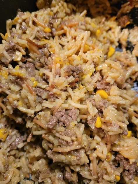 Hamburger Rice a Roni Casserole – Tnextrecipes Rice A Roni Meals, Rice A Roni And Hamburger, Beef Ricearoni Recipes, Rice A Roni Beef Recipes, Hamburger Rice A Roni Recipes, Beef Rice A Roni Casserole, Rice Roni Recipes Ground Beef, Rice Roni Recipes, Rice And Hamburger Casserole