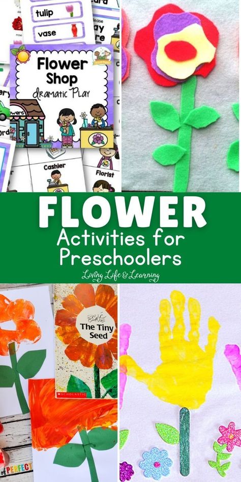 You'll love these fun flower activities for preschoolers to bring flowers inside during those warm months when you can find flowers everywhere. Try some of these cool flower activities, the perfect spring preschool activity. Flower Activities For Kids, Flower Activities, Spring Preschool Activities, Kids Stem Activities, Chemistry For Kids, Spring Flower Crafts, Flowers Everywhere, Middle School Activities, Rhyming Activities