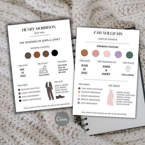 Editing Elements, Groomsmen Colours, Boho Wedding Colors, Groomsmen Party, Rustic Wedding Details, Groomsman Card, Wedding Infographic, Groomsman Proposal, Classy Minimalist