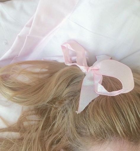 Her Hair, A Woman, Bed, Hair, Pink