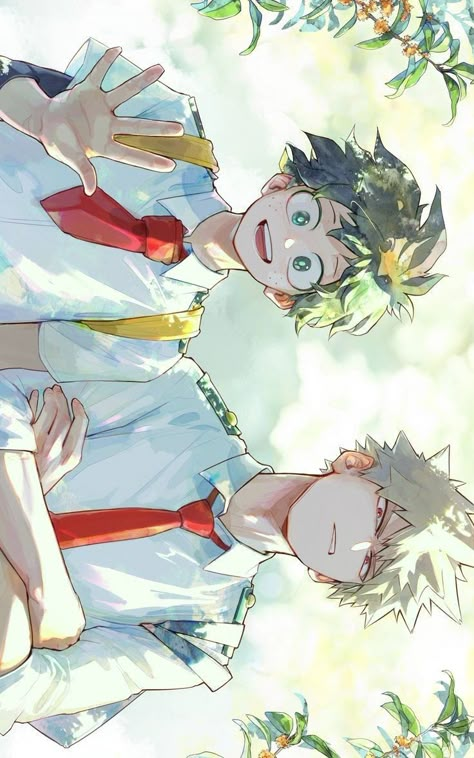 Kacchan And Deku, Manga Kiss, Bakugou Manga, My Hero Academia Shouto, Bakugo Katsuki, Katsuki Bakugo, Anime Book, Izu, My Hero Academia Episodes