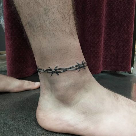 101 Amazing Fine Line Tattoo Designs You Need To See! | Outsons | Men's Fashion Tips And Style Guides Tattoos Barbed Wire, Roman Numeral Date Tattoo, Fine Line Tattoo Designs, Line Tattoo Designs, Ankle Tattoo Men, Bird Tattoos Arm, First Time Tattoos, Barbed Wire Tattoos, Bracelet Tattoo