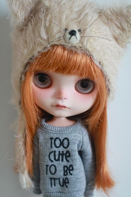 Blythe ◉◡◉ Blythe Bebek, Redhead Doll, Big Eyes Doll, Pullip Dolls, Toy Art, Creepy Dolls, Pretty Dolls, Custom Dolls, Blythe Doll