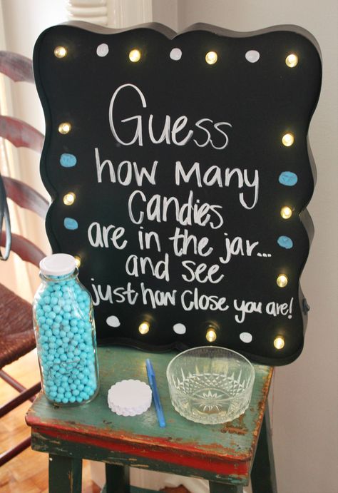 How many candies in the jar baby shower game How Many Candies In The Jar Game, Game Party Ideas, Sweet 16 Games, Jar Games, Simple Thanksgiving Table, Mason Jar Candy, Simple Thanksgiving, Baptism Ideas, Ice Cream Social