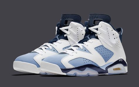 Concept Lab // Air Jordan 6 “Win Like ’82” - HOUSE OF HEAT | Sneaker News, Release Dates and Features Jordan 34, Air Force One Shoes, Jordans Retro, Jordan 11s, Kd Shoes, Nike Air Jordan Shoes, Nike Shoes Air Force, Jordan 13 Shoes, Jordan Sneaker