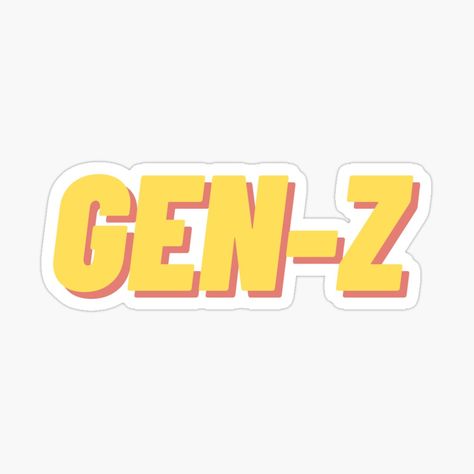 Gen Z Stickers, Generation Z, Gen Z, For Sale, Quick Saves