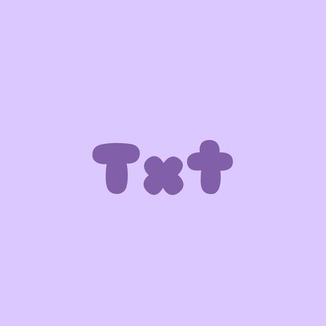 Txt Logo Purple, Txt Purple Aesthetic, Txt Logo Aesthetic, Tubatu Wallpaper, Txt Purple, Txt Logo, Ipad Aesthetic, Phone Stuff, Tomorrow X Together