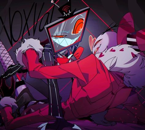 Vox X Valentino, Tv Head, Hazbin Hotel Charlie, Hotel Trivago, Monster Hotel, Alastor Hazbin Hotel, Vivziepop Hazbin Hotel, Hotel Art, 영감을 주는 캐릭터