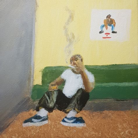 Sonder Son Wallpaper, Brent Faiyaz Art, Sonder Wallpaper, Brent Faiyaz Painting, Sonder Son, Brent Faiyaz Aesthetic, Brent Faiyaz, Black Art Painting, Afrocentric Art