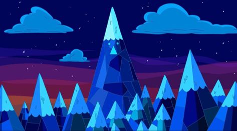 adventure time ice king mountains Adventure Time Clouds, Adventure Time Background Landscape, Cartoon Landscape Backgrounds, Adventure Time Scenery, Pc Wallpaper Cartoon, Adventure Time Scenes, Adventure Time Landscape, Desktop Pics, Adventure Time Background