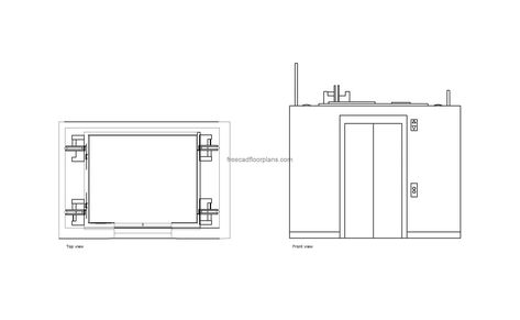 Otis elevator min Elevator Drawing, Pool Houses Plans, Otis Elevator, House Plans Design, Floor Plans House, Steel Architecture, One Storey House, Swimming Pool House, 2 Bedroom House Plans