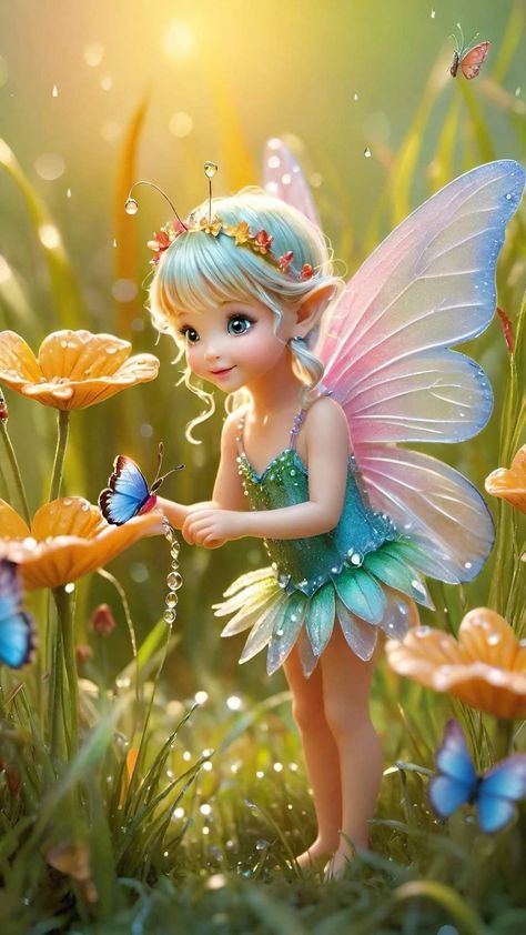 Tinker Fairies, Fairy Clipart, Angel Images, Fairy Pictures, Cute Fantasy Creatures, Baby Fairy, Angel Painting, Fairy Figurines, Fantasy Pictures