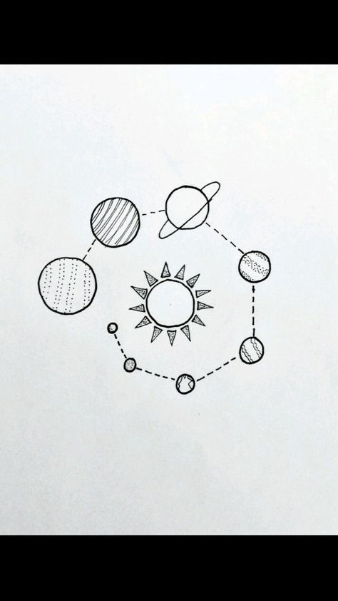 Astronomy Drawing Ideas, Easy Solar System Drawing, Simple Space Drawings, Space Doodles Aesthetic, Planet Drawing Simple, Space Drawings Easy, Universe Drawing Ideas, Drawing Ideas Easy Simple, Space Drawing Ideas