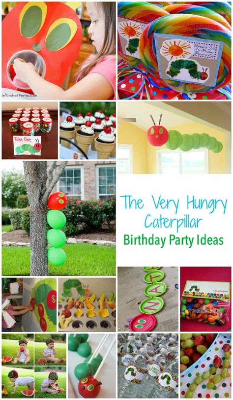 Hungry Caterpillar Birthday Invitations, Diy Hungry Caterpillar, Hungry Caterpillar Cupcakes, Hungry Caterpillar Food, The Very Hungry Caterpillar Birthday, Very Hungry Caterpillar Birthday Party, Very Hungry Caterpillar Birthday, Hungry Caterpillar Activities, Caterpillar Birthday