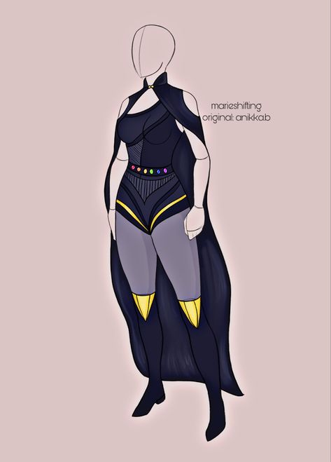 Witch Suit Design Female, Purple Hero Suit Design Female, Infinity Witch Suit, Superhero Costumes Female Design, Female Hero Suit, Black Superhero Suit Female, Purple Superhero Suit Female, Purple Superhero Suit, Super Hero Costume Ideas