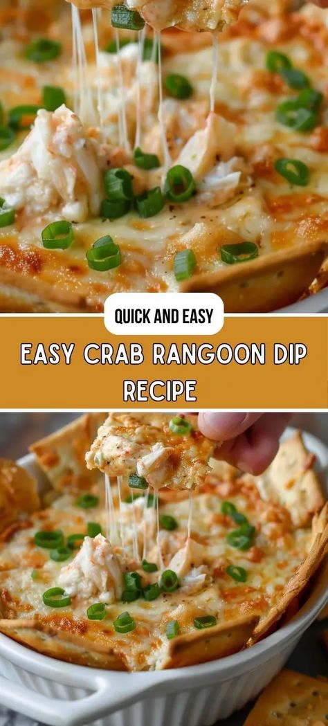 Easy Crab Rangoon, Crab Rangoon Dip Recipe, Tuscan Salmon Recipe, Rangoon Dip, Sloppy Joe Recipe Easy, Dip Recipes Hot, Rangoon Recipe, Crab Rangoon Dip, Crab Rangoon Recipe