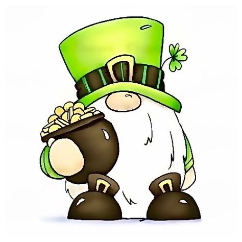 Saint Patricks Day Clip Art, Window Painting Ideas, St Patricks Decorations, St Patricks Day Clipart, Saint Patricks Day Art, Gnome Paint, Fete Saint Patrick, St Patricks Day Cards, St Patricks Crafts