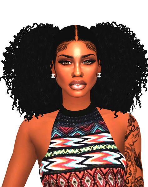 Created by: Ebonix Created for: Sims 4 Download: http://ebonixsims.tumblr.com/post/166645752113/ebonix-trina-hello-my-loves-ive-been-me... Black Hairstyles Sims 4 Cc, Black Hairstyles Sims 4, Hairstyles Sims 4 Cc, Die Sims 4, Sims 4 Black Hair, Download Hair, Sims 4 Cc Makeup, Sims 4 Cc Skin, Sims Games