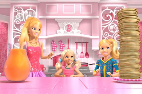 Beach House Layout, Chelsea Barbie, Barbie Life In The Dreamhouse, Life In The Dreamhouse, Barbie Funny, Barbie Food, Roblox Ideas, Barbie Images, Childhood Tv Shows