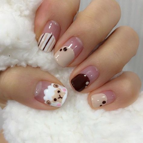 Cute Animal Nail Art Designs, Nail Inspo 2023, Nail Art Designs 2023, Korean Nail Art, Hippie Nails, Beauty Nails Design, Cute Nail Art Designs, Minimal Nails, Soft Nails