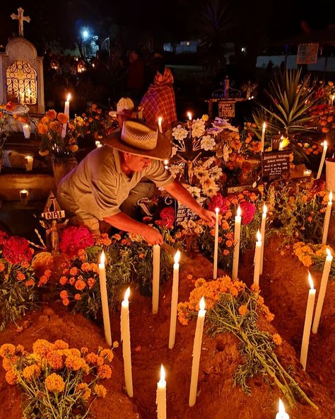 Día de Muertos Celebration Temple Bells, American Continent, Día De Muertos, Visit Mexico, Hispanic Heritage, Open Arms, Container Flowers, Mexican Culture, Day Of The Dead