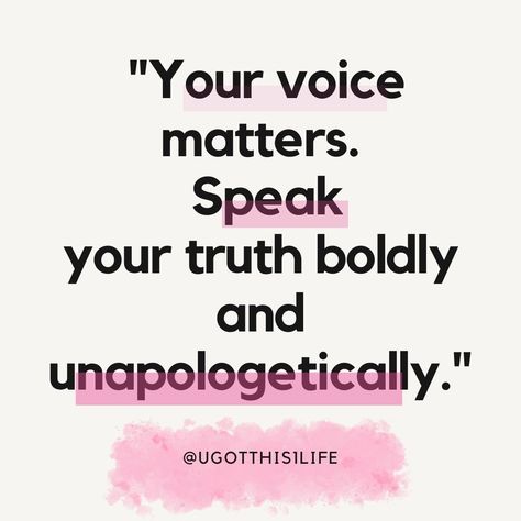 "Never underestimate the power of your voice. Speak your truth with unwavering boldness and authenticity. Your words have the potential to ignite change and inspire others. 🗣️💫 #SpeakYourTruth #VoiceMatters #Authenticity #BoldWomen" Your Tone Of Voice Matters, Motivation Help, Speak Your Truth, Never Underestimate, Your Voice, Inspire Others, The Voice, Quotes, Travel