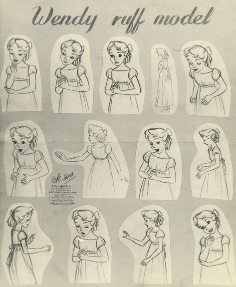 Peter Pan And The Pirates, Old Disney Movies, Disney Art Style, Principles Of Animation, Wendy Darling, Disney Artists, Princess Coloring Pages, Disney Concept Art, Disney Sketches