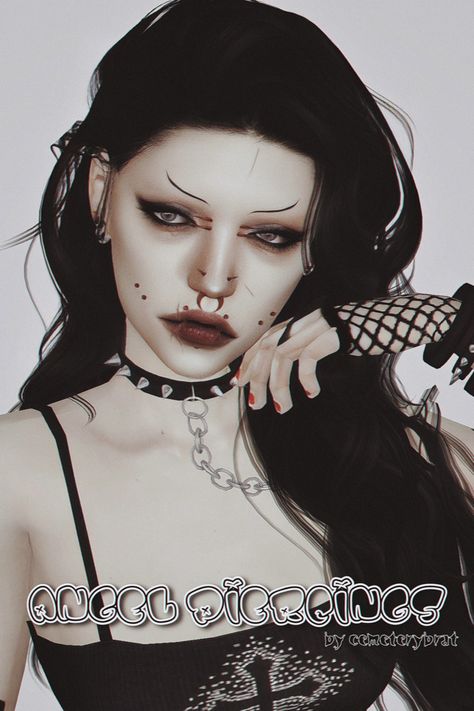 Sims 4 Cc Cheek Piercing, Sims 4 Cc Gothic Accessories, Sims 4 Cc Corpse Paint, Sims 4 Cc Oh My Goth, Ts4 Goth Hair, Sims 4 Emo Makeup Cc, Sims 4 Male Alt Cc, Sims 4 Face Piercings, Sims 4 Cc Vkei