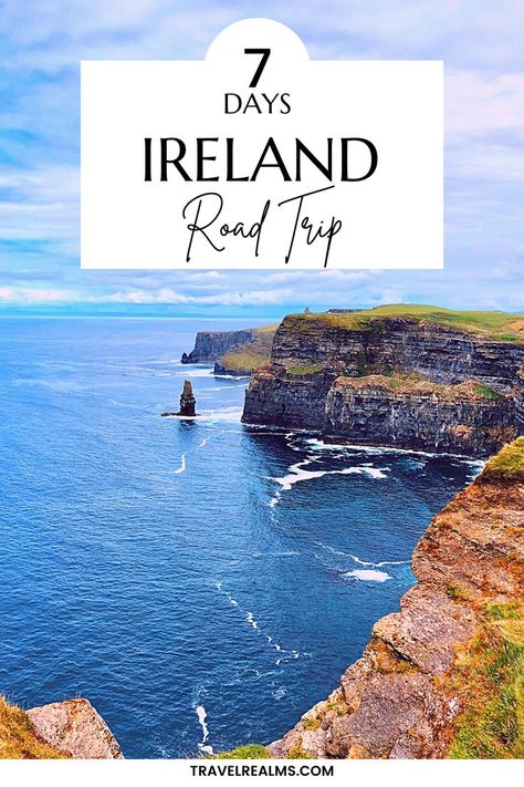 Road Trip of Ireland in 7 Days Ireland Self Drive Itinerary, Roadtrip Ireland 5 Days, Ireland 7 Day Itinerary, Ireland Itenary, 7 Day Ireland Itinerary, Ireland Itinerary One Week, Ireland Road Trip Itinerary, Ireland Road Trip, Ireland Itinerary