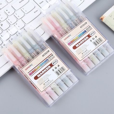 Just found this amazing item on AliExpress. Check it out! $3.87 31％ Off | 6/5Colors/box Double Headed Highlighter Pen Set Fluorescent Markers Highlighters Pens Art Marker Japanese Cute Kawaii Stationery Japanese Hair Care, Japanese Hair, Highlighter Pen, Highlighters Markers, Japanese Hairstyle, Kawaii Stationery, Pen Art, Marker Art, Pen Sets