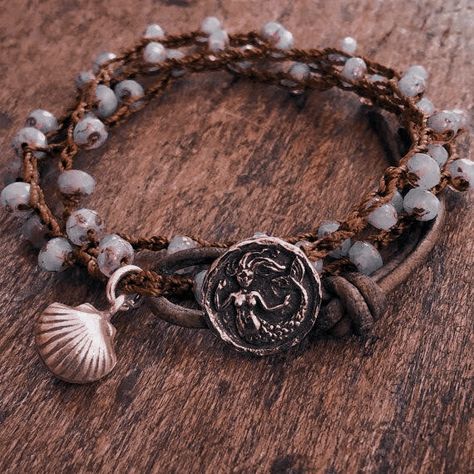 Romantic Pirate Aesthetic, Piratecore Jewelry, Pirate Aesthetic Jewelry, Pirate Jewelry Aesthetic, Pirates Jewelry, Siren Jewelry, Pirate Bracelet, Kaptan Jack Sparrow, Pirate Jewelry