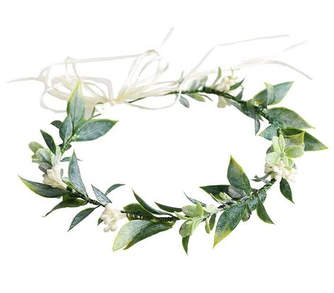 Baby Breath Flower Crown, Flower Girl Wreaths, Eucalyptus Flower, Maternity Photo Props, Flower Crown Bride, Boho Flower Crown, Bridal Halo, Green Clothing, Leaf Crown