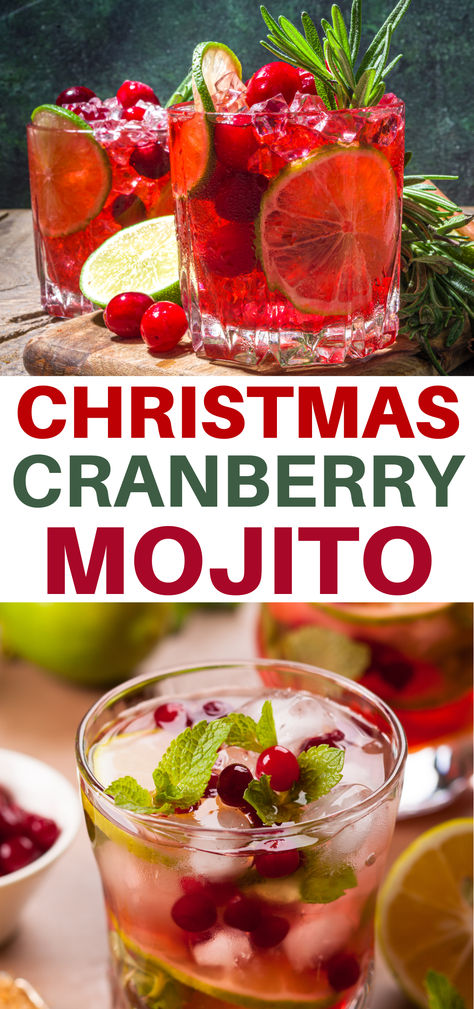 Christmas Cranberry Mojito Recipe Mojito Mix Recipe, Christmas Cocktails Not Sweet, Mint Cocktails Vodka, Mistletoe Cocktail Holiday Drinks, Smirnoff Red White And Merry Cocktails, Blackberry Sidecar Cocktail Recipes, Cranberry Cocktail Christmas, Christmas Cranberry Mojito, Christmas Mojito Vodka