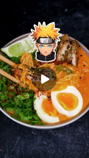 Shihan Chowdhury | Thai Chili on Instagram: "Naruto's Ramen. Full recipe is on my blog. #ramen #noodles #easyrecipes" Naruto Recipes, Naruto Ramen Recipe, Chili Ramen, Naruto Ramen, Ramen Recipe, Thai Chili, Ramen Recipes, Ramen Noodles, Ramen