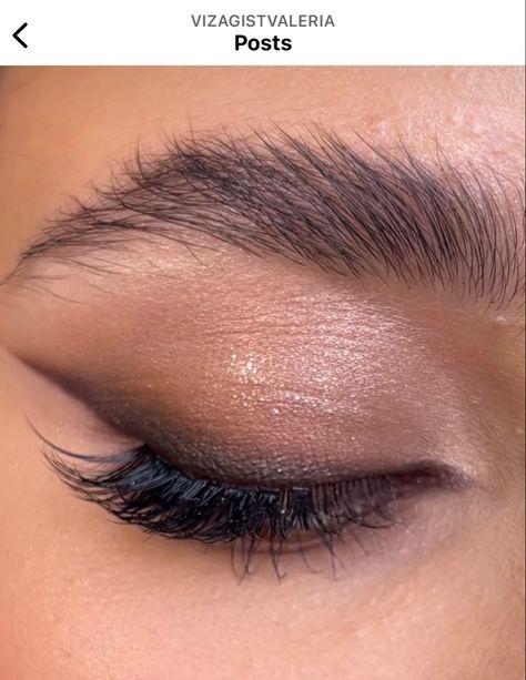 Simple Prom Makeup Natural Looks Winged Liner, Light Bronze Eye Makeup, Smoked Wing Eyeshadow, Brown Smokey Eye With Winged Liner, No Eyeliner Bridal Makeup, Soft Brown Wing Eyeshadow, Smudge Eyeshadow Look, Homecoming Makeup Looks For Hazel Eyes, Soft Smokey Eyeliner