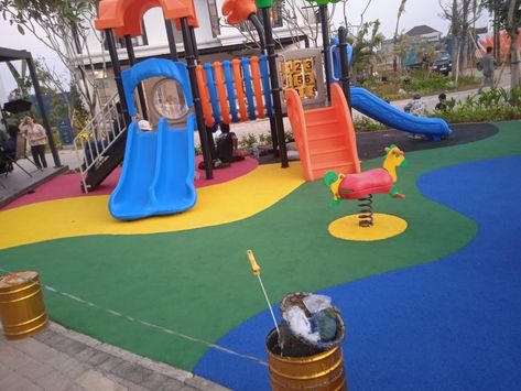 Play Grounds, Running Track, Outdoor Playground, Rubber Flooring, Green Grass, Grasses, Kids Safe, Track, For Kids