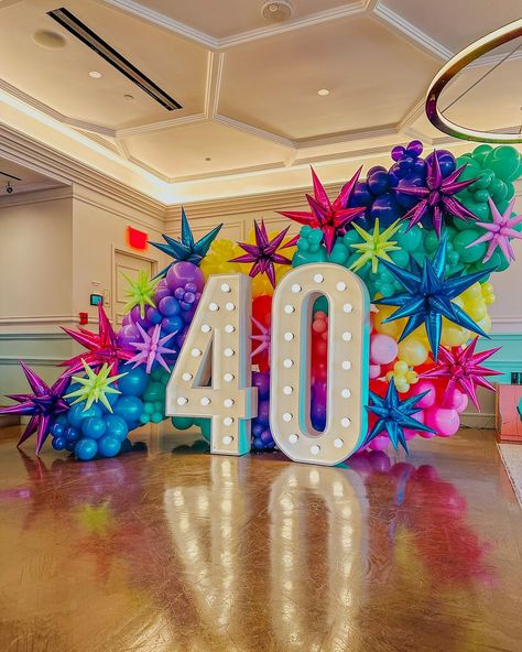 40 & Fabulous 🥳💖🎂 #balloontherapy • • • • • #dallasballoons #40thbirthdayparty #birthdayparty #partydecor #dfw #agedtoperfection… | Instagram 80s Birthday, 80s Birthday Parties, Balloon Designs, Disco Theme, 80s Party, Balloon Design, Cute Diys, Business Ideas, Party Planning