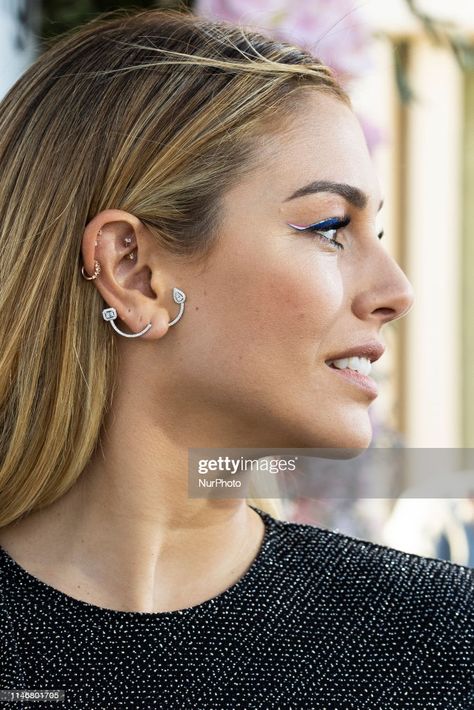 Celebrity Ear Piercings, Ear Piercing, Ear Piercings, Fashion Item, Fashion Inspiration, Ear Cuff, Piercings, Celebrity Style, Musician