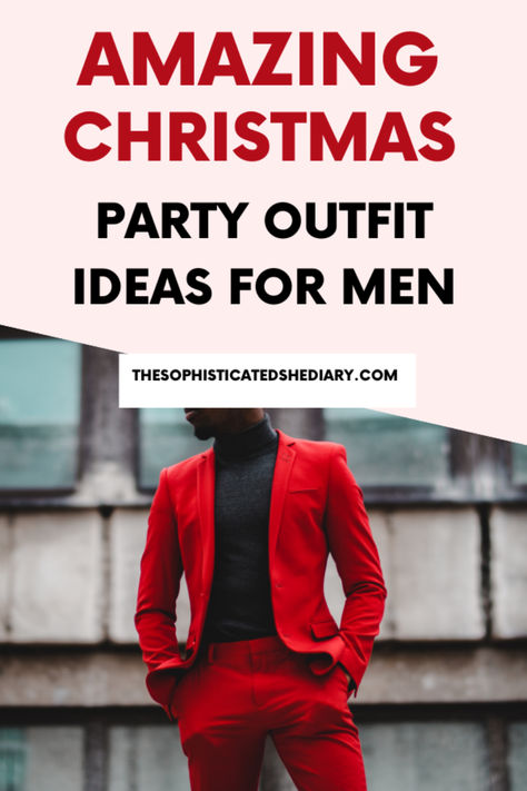 Gents, it's time to step up your style game this holiday season! From dapper suits to smart-casual looks, we’ve got the ultimate guide to Christmas party outfits that’ll have you looking sharp and feeling confident. Click through for all the style inspo you need to own every holiday event!
Mens Style Guide
Festive Fashion
Christmas Fashion Christmas Outfit Men Party, Mens Holiday Party Outfit Classy, Men Christmas Outfit Classy, Men’s Holiday Party Outfit, Christmas Party Outfits Men, Christmas Party Outfits For Men, Christmas Outfit Classy, Mens Holiday Party Outfit, Party Outfits For Men