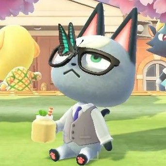 Funny Animal Crossing Pfp, Raymond Animal Crossing Icon, Acnh Pfp Aesthetic, Animal Crossing Cat Pfp, Acnh Raymond, Animal Crossing Raymond, Animal Crossing Cat, Animal Crossing Pfp, Animal Crossing Icons