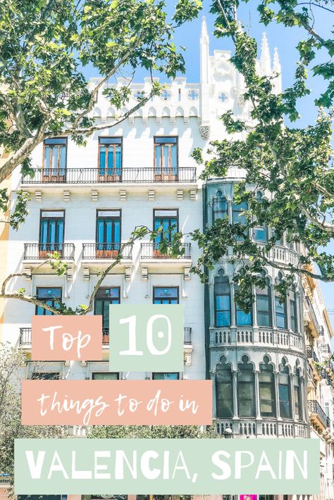 Looking for things to do in Valencia? Here are our top 10 things to do in Valencia, Spain and why we think this coastal city should be on your bucket list. Valencia Spain Things To Do In, Valencia Bucket List, Valencia Things To Do, Valencia Spain Beach, Best Cities In Spain, Spain Honeymoon, Euro Tour, Spain Country, Spain Holiday