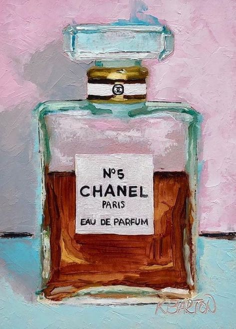 Chanel Perfume Art, Chanel 5 Perfume, Perfume Artwork, Perfume Wall, Cradle Board, Chanel 5, Perfume Art, Chanel No 5, Chanel Perfume