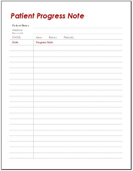 Progress Notes Template, Nursing Printables, Nursing Documentation, Meeting Notes Template, Note Templates, Kindred Soul, Daily Progress, Note Template, Ms Excel