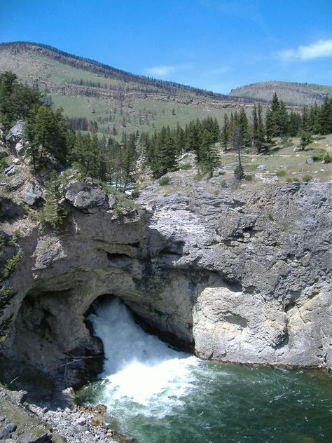 Boulder waterfall, Big Timber, MT  this is so neat! Big Timber Montana, Montana Life, Usa Trips, Montana Trip, Lovely Landscapes, Big Timber, Montana Vacation, Montana Mountains, Montana Travel