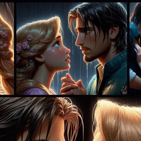 Flynn Rider And Rapunzel Fan Art, Rapunzel And Flynn Fan Art, Rapunzel Eugene, Flynn Rider And Rapunzel, Rapunzel Aesthetic, Disney Romance, Princess Images, Frozen And Tangled, Disney Couple