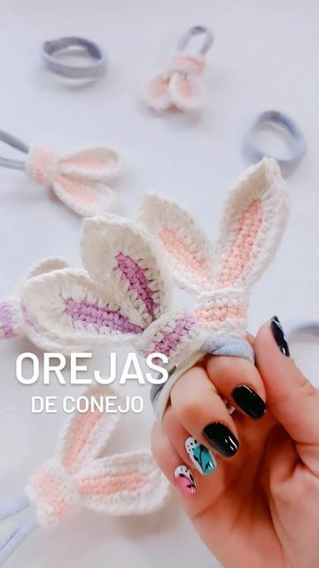 Youtube Link, Rabbit Ears, Crochet, On Instagram