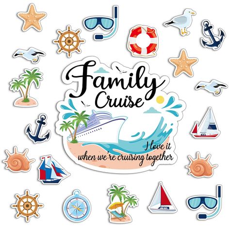 Cruise Magnets Cabin Doors, Cruise Stickers, Magnetic Decorations, Cruise Door Magnets, Unique Cabin, Anniversary Cruise, 26th Anniversary, Anniversary Party Favors, Car Fridge