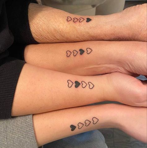 Girl Side Tattoos, Tattoo Mother, Anniversary Tattoo, Cousin Tattoos, Matching Friend Tattoos, Snakebites, Sibling Tattoos, Bff Tattoos, Daughter Tattoos