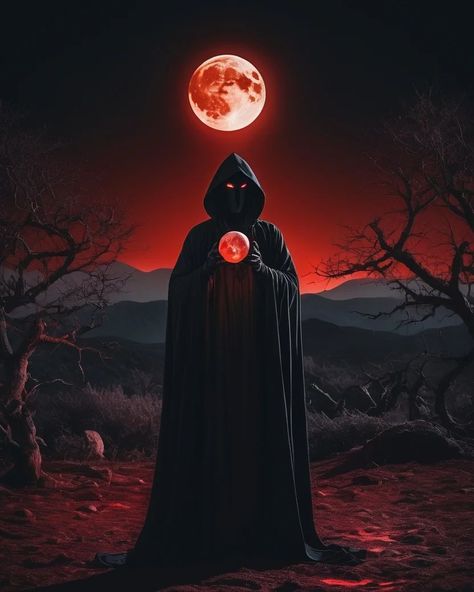 A cloaked figure with glowing eyes performing a ritual under a blood moon, surrounded by ancient runes and swirling dark magic. ❤️like if you love it. 💬Comment, ↪️Share and 🔔Follow. if you wanna see more content please support. # hashtag: #DigitalArt #DigitalArtist #DigitalIllustration #DigitalPainting #ProcreateArt #Illustration #ArtOfTheDay #ArtistOnInstagram #CreativeArt #DrawingOfTheDay #Artistic #ArtLife #DigitalDrawing #ArtCommunity #ArtInspiration #ArtGallery #DigitalDesign #Artist... Devils Playground, Blood Photos, Ancient Runes, Glowing Eyes, Dark Magic, Dark Arts, Blood Moon, Moon Magic, Black Magic